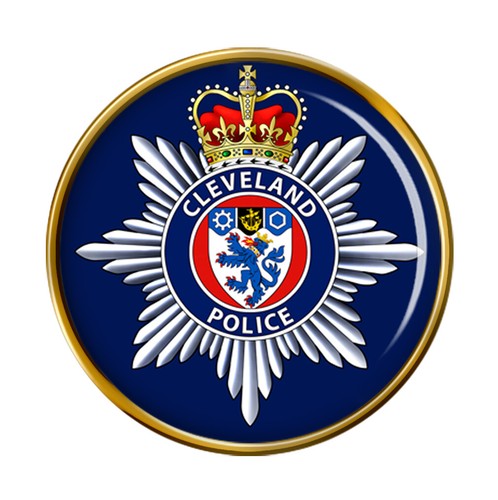 Cleveland police pin badge - cleveland,