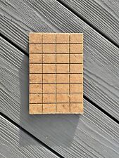 224 cubes of Natural Fiber