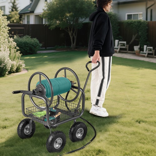 Metal garden hose reel - garden,