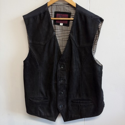 Hidepark leather waistcoat - leather,