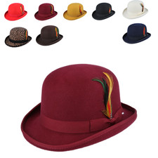 Wool Felt Bowler Hat Classic