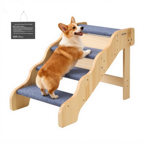 Vevor wood pet stairs - stairs, for