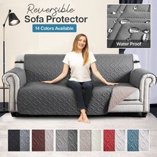Premium Sofa Cover Pet Protector Water Proof Couch Covers Embossed Sofa Throws