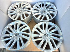 4x GENUINE SILVER VW TOUAREG