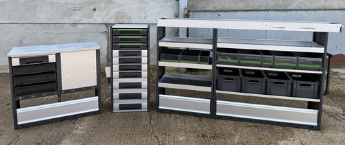 Van racking shelving - shelving, drawers