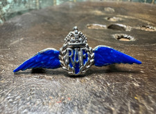 Silver Enamel RAF Sweetheart