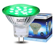 Red Green Blue Yellow 12V LED MR11 Low Voltage Light Bulb GU4 Coloured Spotlight