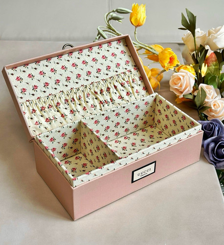 Gucci pink floral fabric - pink,