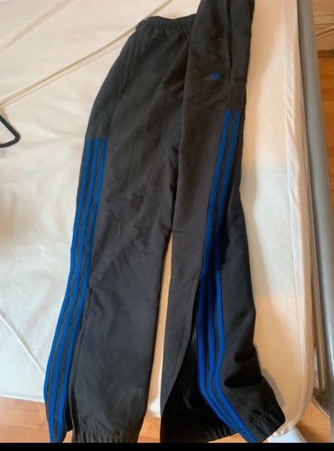 Adidas black trackies with - adidas,