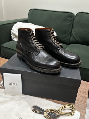 Viberg service boots oak naked - viberg,