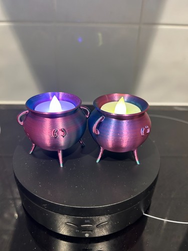 Dual iridescent mini cauldron - iridescent,