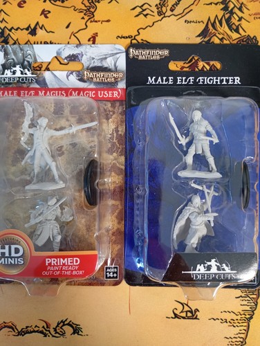 Pathfinders male elf fighter - elf, &