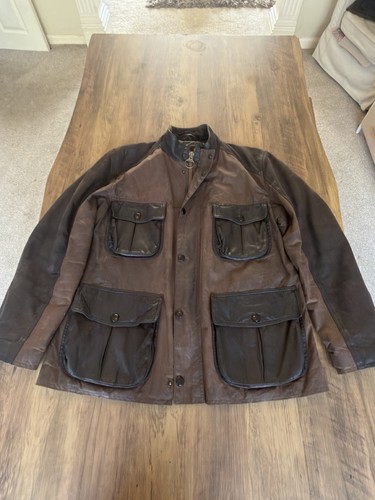 Barbour half leather - half, wax