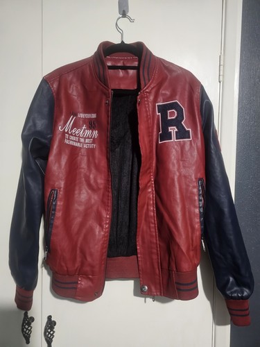 Men letterman jacket vintage - jacket,