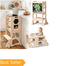Woodure 4-in-1 Toddler Kitchen