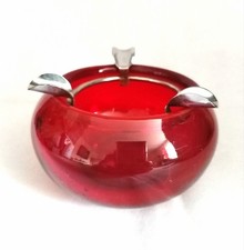 Vintage 1960s Whitefriars Red