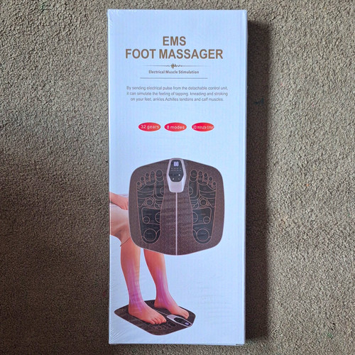 Ems foot massager mat with - massager,
