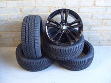 18" BMW 3 Series F30 F31 4 Series F32 F33 397 Black Wheels & New Winter Tyres
