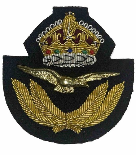 Raf officers hat badge - sd,