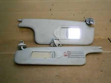 RENAULT MEGANE 2005 PAIR OF BEIGE SUN VISORS WITH 2 MIRRORS