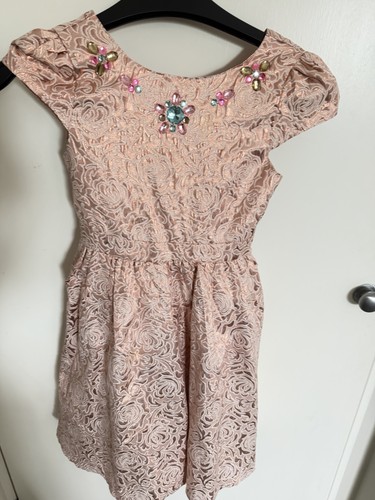 Girls pink dress years - pink,