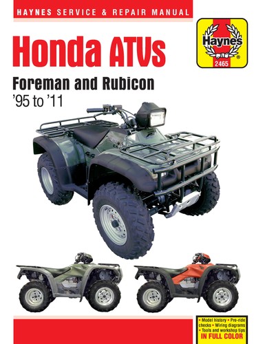 Honda atvs foreman rubicon - foreman, &