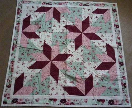 Hunters star lap quilt - star,