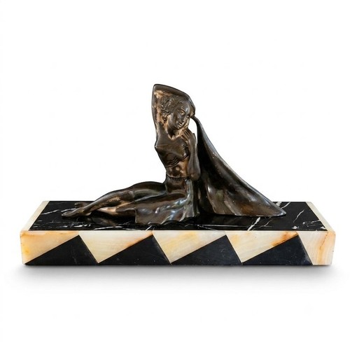 Art deco spelter sculpture - art,