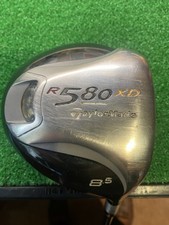 Mens Titanium Driver Taylor Made R 580 XD Stiff Graphite Shaft 8.5 Deg Loft .