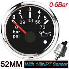 2" 52mm Oil Pressure Gauge