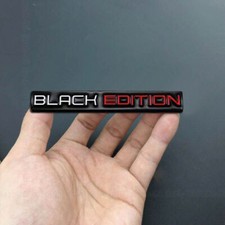1x Black Edition Emblem Badge Sticker Car Truck Rear Tailgate Sticker Decal Trim