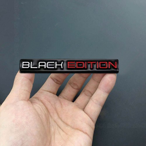 Black edition emblem badge - black,
