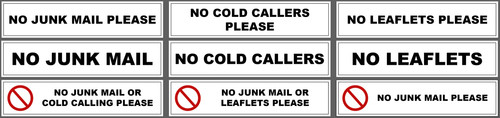 Junk mail cold - no,