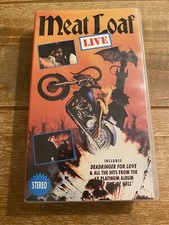 Meat Loaf Live VHS Video 8 Tracks 1991 Excellent Condition 