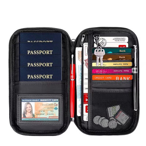 Travel wallet passport holder - passport,