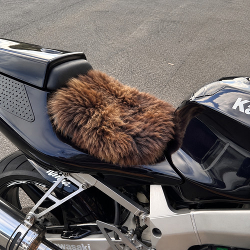 Motorcycle motorbike sheepskin - motorcycle,