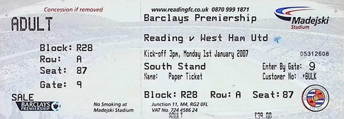 Reading west ham - ham, united