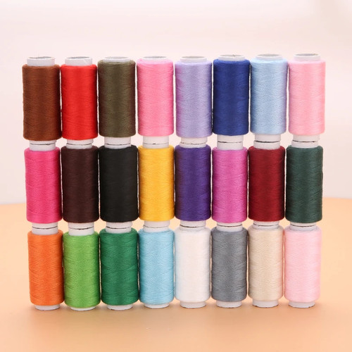 Color sewing thread - 24, 100