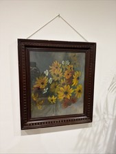 Framed And Glazed Oil Painting