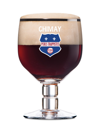 Chimay 33cl belgian beer glass - belgian,