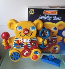 Vintage 1982 Matchbox Yellow Teddy Bear Cot Activity Toy Rare Accessories VGC