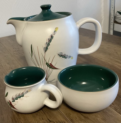 Large denby coffee pot with - coffee,