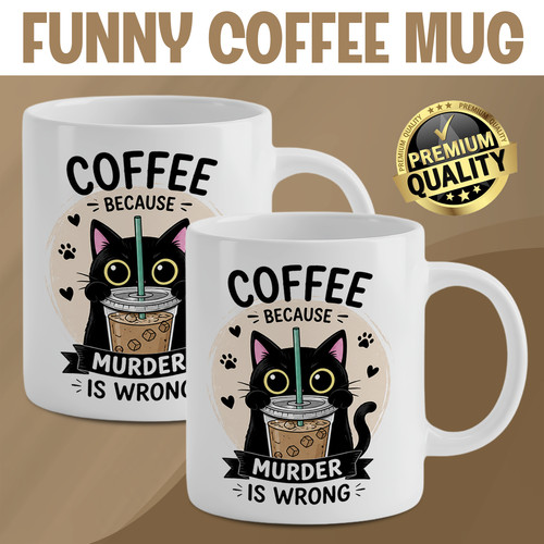 Cat lover mug - funny, kitty