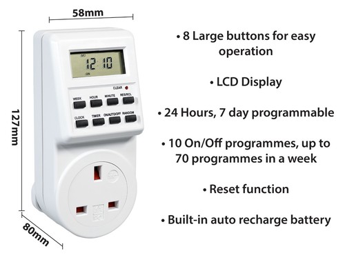 Eagle 13a mains plug 24 - mains, plug-in