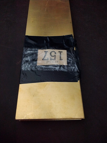 Brass flat 100 - 100, 536mm