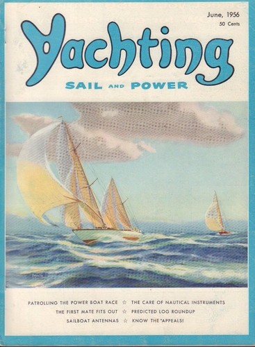 Yachting june 1956 patrolling - june,