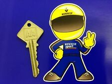 RENAULT SPORT DRIVER 2 fingered salute car STICKER RALLYE RACE SPORTS Clio 5