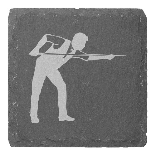 Snooker player coaster - 'snooker, /