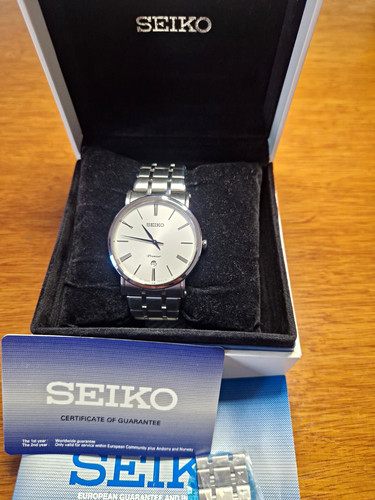 Seiko premier quartz silver - premier,