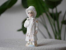 Vintage or Antique German Porcelain Figurine, Quirky “Grandpa” Ornament